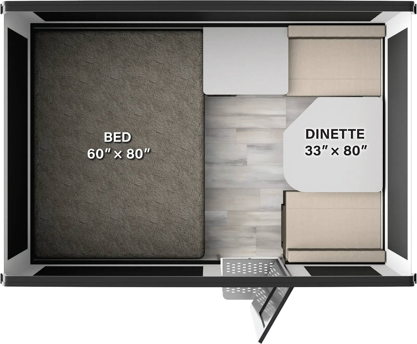 Rockwood Tent 19OTG Floorplan